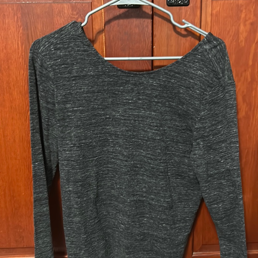 Gray sweater